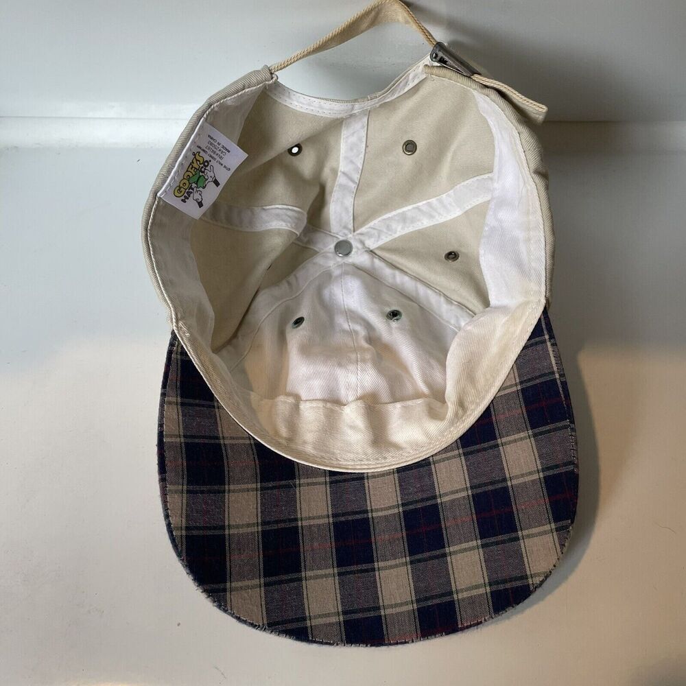 Vintage Mickey Mouse Monogram Patch Plaid Cap Goo… - image 7